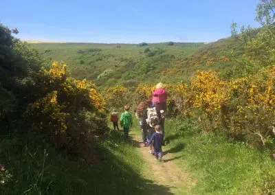 The route to Porth y Rhaw from Llanungar